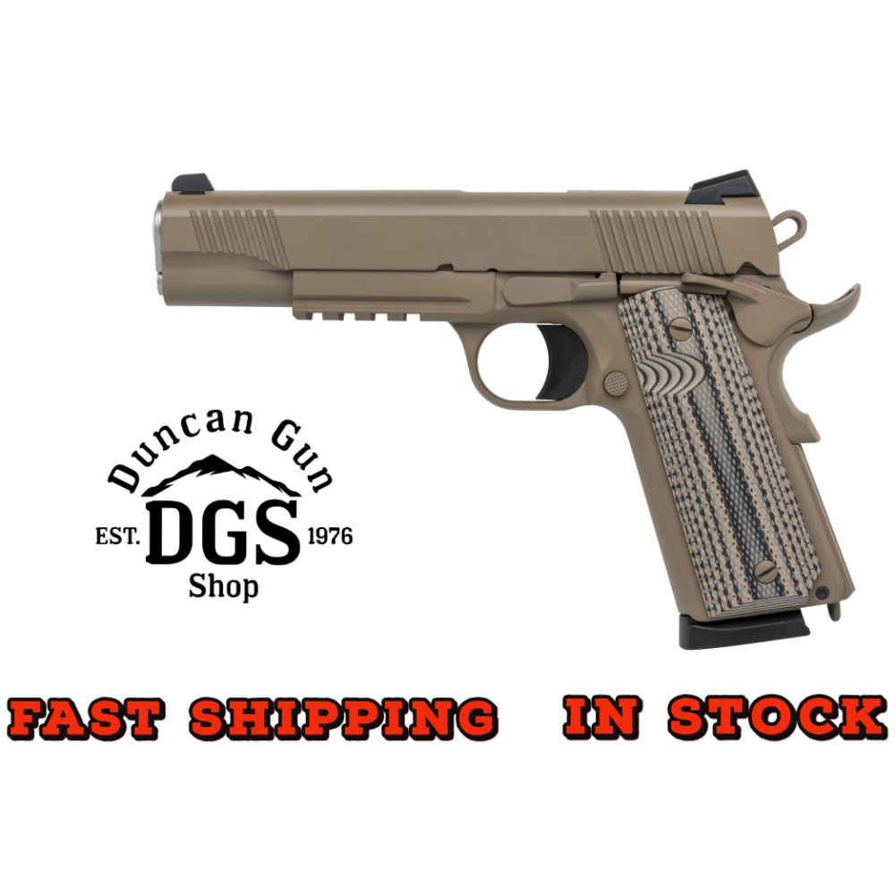 TISAS 1911 DUTY B45RDG 45ACP 5 8RD FDE