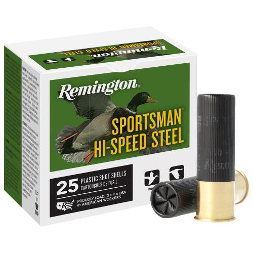 Remington 12ga 3" Sportsman Hi-Speed Steel #2, 1/18oz, 1550fps, 25rnds