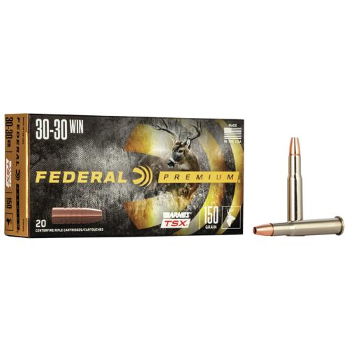 Federal P3030G Premium 30-30Win 150gr Barnes TSX 20 Per Box