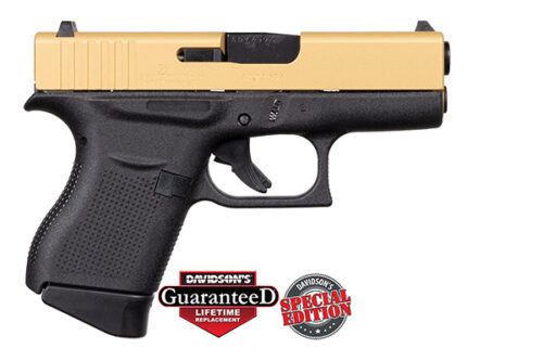 GLK 43 9MM 6RD GOLD SLIDE