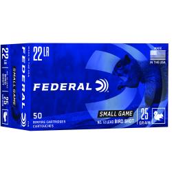 Federal 22LR Small Game Shotshells, 25gr, 50rnds
