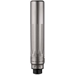 Dead Air NOMADLTIXCXENOSIL Nomad LTI XC Xeno Silver 7.62mm Silencer w/ Xeno Adapter & DA124 Omni Brake