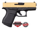GLK 43 9MM 6RD GOLD SLIDE
