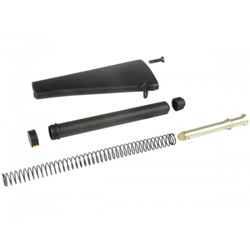 AR15 A2 FIXED STOCK ASSEMBLY, BLACK
