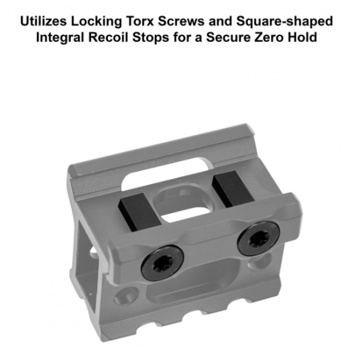 PICATINNY RISER MOUNT 1" HIGH, 3-SLOT - UTG® SUPER SLIM