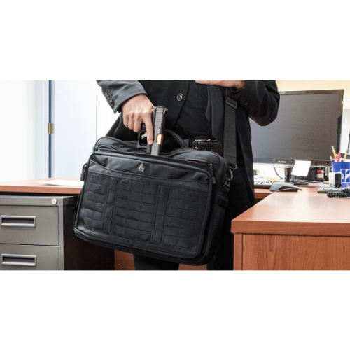 UTG® 9-2-5 BRIEFCASE, 16"X4"X12", BLACK