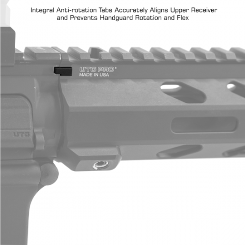 UTG PRO Arwen 15" M-LOK Free Float Handguard, Black