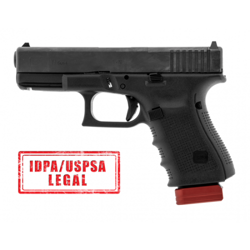 +0 Base Pad, for GLOCK® 9mm/.40 OEM Magazine, Red Aluminum