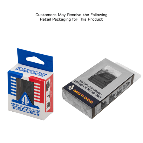 UTG® Super Slim Rear Sight, Manual Flip-up