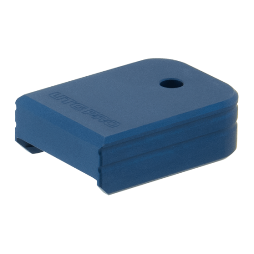 +0 Base Pad, for GLOCK® 9mm/.40 OEM Magazine, Blue Alum.