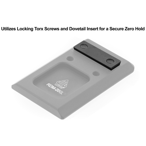 Rear Sight Dovetail Optic Mount, GLOCK® Compatible, DOCTER UTG®