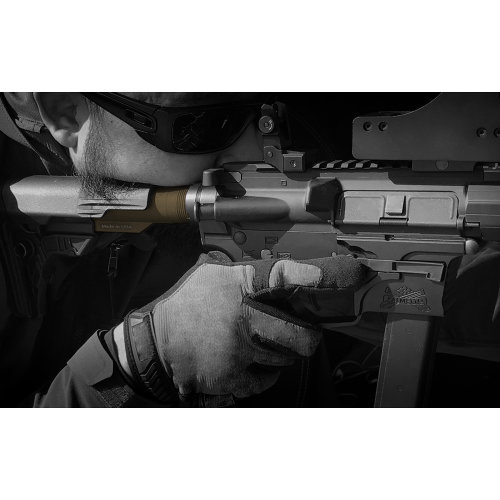 AR15 6-position Receiver Extension Tube, Mil-spec, Bronze