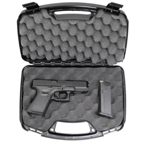 807 - MTM Handgun Case Single up to 6" Revolver or Pistol - Black