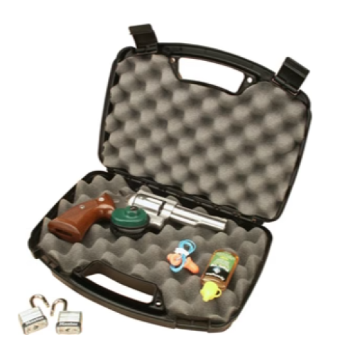 807 - MTM Handgun Case Single up to 6" Revolver or Pistol - Black