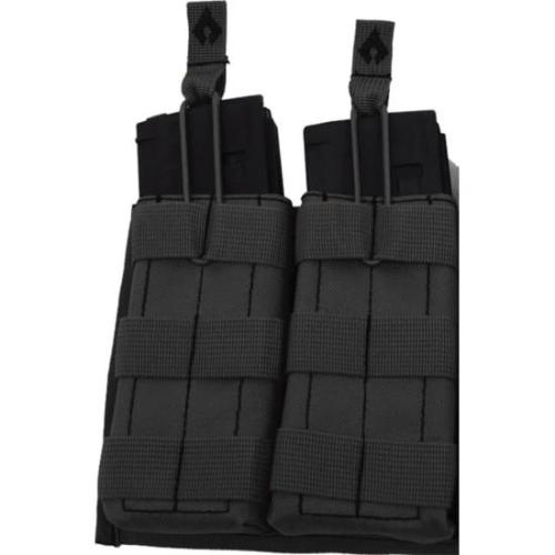 Open Top Double Mag Pouch Black