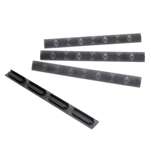 4-SLOT Modular WedgeLock Rail cover (4pk)Grey M-LOK