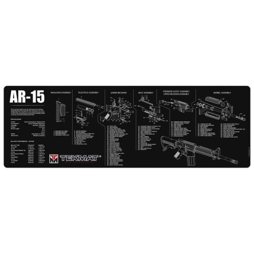 TekMat 12x36 Gun Cleaning Mat - AR-15