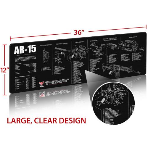TekMat 12x36 Gun Cleaning Mat - AR-15