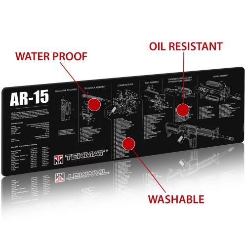 TekMat 12x36 Gun Cleaning Mat - AR-15