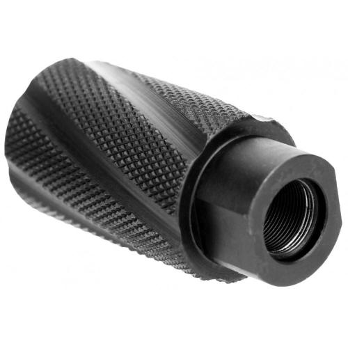 Knurled Linear Compensator Sound & Concussion Forwarder .223/5.56 1/2x28 Black