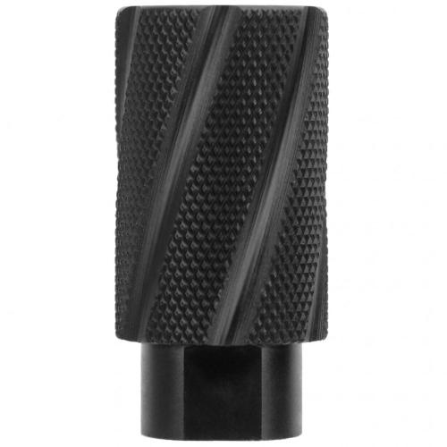 Knurled Linear Compensator Sound & Concussion Forwarder .223/5.56 1/2x28 Black
