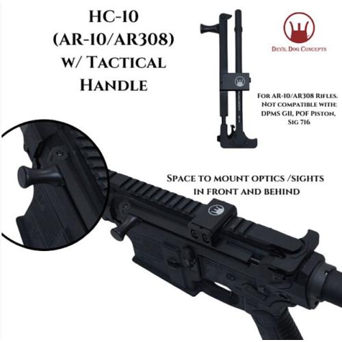AR-308 HC-10 Side Charging Handle w/Tactical Pull Handle
