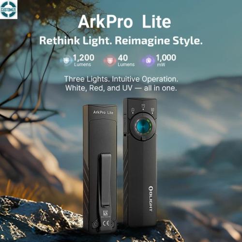 ArkPro Series – Flat Unibody EDC Flashlight with Multi-Light Sources