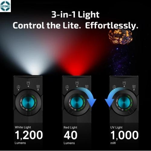 ArkPro Series – Flat Unibody EDC Flashlight with Multi-Light Sources