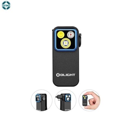 Oclip Pro Clip on Flashlight with Floodlight Spotlight and Red Light