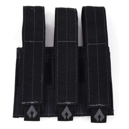 AWS Pistol Triple Mag Pouch Black