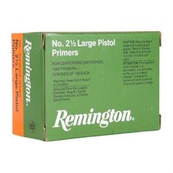 Remington #2-1/2 Large Pistol Primers 1000ct
