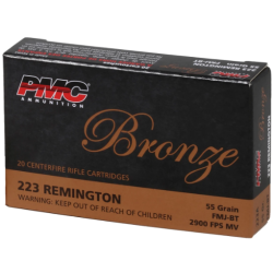 PMC Bronze 223 Rem 55GR FMJBT