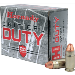 357 Sig 135GR FLX Hornady Critical Duty
