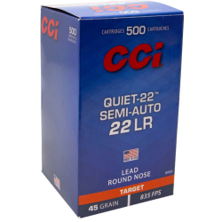 Quiet-22 22 LR 45GR LRN SEMI-AUTO 50ct