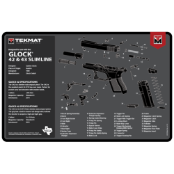 Glock 42/43 Gun Cleaning Mat