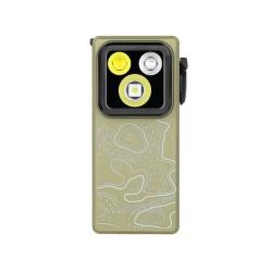 Oclip Ultra Clip-On EDC Light with Flood, Spot, and UV Modes (Olive Topo)