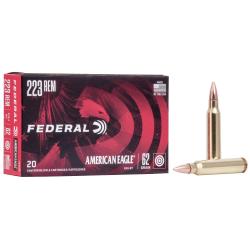 American Eagle Rifle Ammunition .223 Rem 62 gr FMJ 3020 fps 20/rd