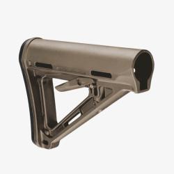 MOE Collapsible Mil-Spec Carbine Stock for AR-15 FDE