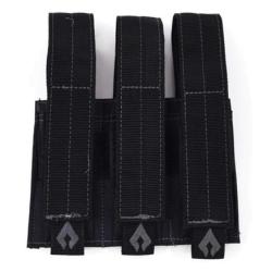 AWS Pistol Triple Mag Pouch Black