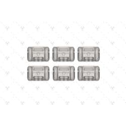 Multidirectional Picatinny Rail Cover with Cable Management System - 6 Pack