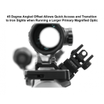 45 Degree Angle Flip Up Rear Sight