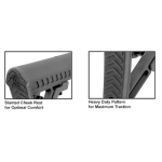 AR15 OPS READY S2 MIL-SPEC STOCK ONLY, BLACK - UTG PRO®