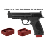 +0 BASE PAD, FOR S&W® M&P® 9/40, RED ALUMINUM