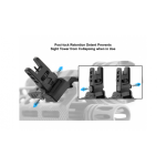 45 DEGREE FRONT SIGHT, MANUAL FLIP-UP