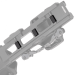 30 mm QR Picatinny Cantilever Mount, 50 mm Offset, High Profile