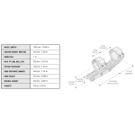 30 mm QR Picatinny Cantilever Mount, 50 mm Offset, High Profile