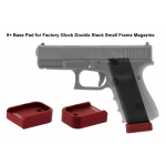 +0 Base Pad, for GLOCK® 9mm/.40 OEM Magazine, Red Aluminum