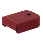 +0 Base Pad, for GLOCK® 9mm/.40 OEM Magazine, Red Aluminum
