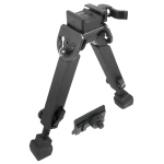 UTG® Rubber Armored Full Metal QD Bipod, 6.0"- 8.5" Center Height
