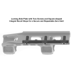 1" Picatinny Cantilever Mount, 50mm Offset, High Profile, Black UTG® ACCU-SYNC®